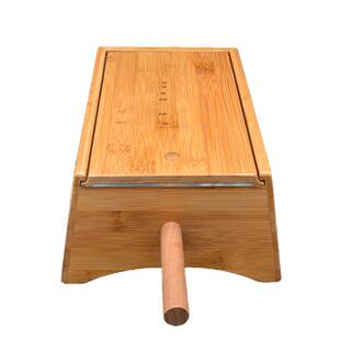 八柱艾灸盒竹制艾灸架悬灸架木制家用艾绒箱家用整背温灸仪艾灸器