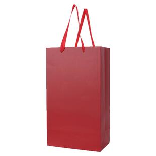 葡萄酒手提袋礼品袋红酒袋高档商务送礼通用奔富双支纸袋现货秒发