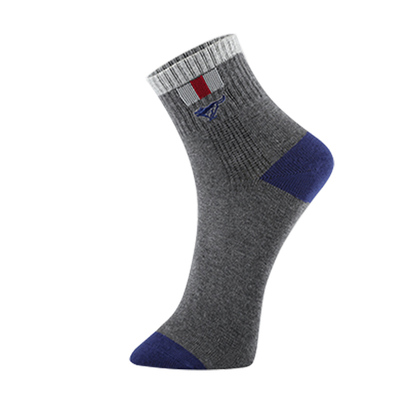 七匹狼耐穿纯棉抗菌防臭中筒袜子