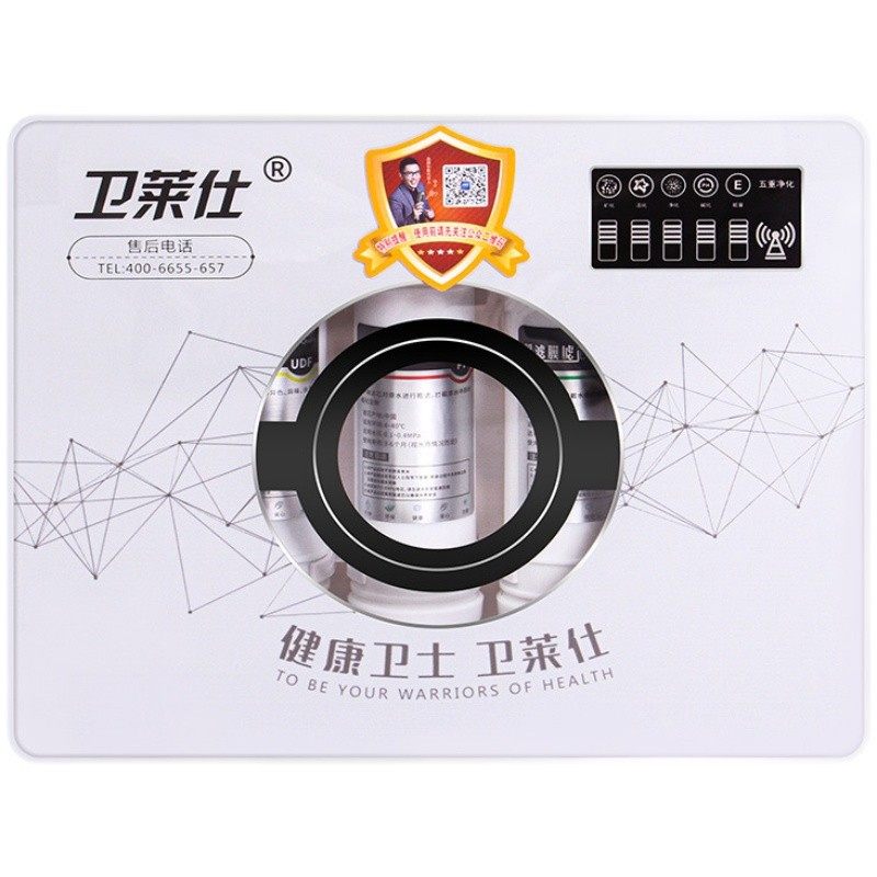 卫莱仕净水器滤芯WLS-UF-M6五级一体韩式快接PP活性炭正品套装