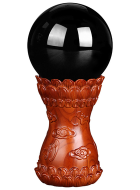 董易林吉祥物黑色水晶球平衡磁场