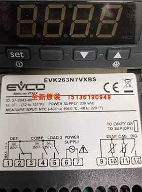 议价意大利美控 EVK263N7VXBS 三输出制冷温控器 EVK401N7 EV3B23