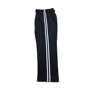 校服裤子小学生初高中两条杠三道杠夏薄款秋冬厚款宽松直筒藏蓝色