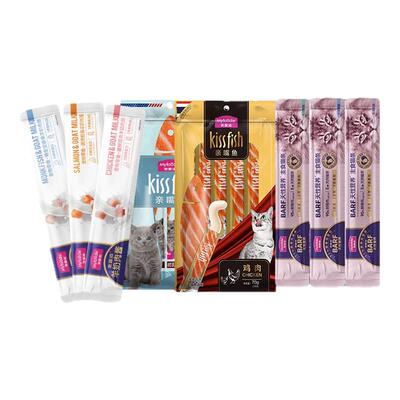 麦富迪鱼油猫条猫零食羊奶鲜肉美毛成幼猫通用湿粮亲嘴鱼霸弗舒然