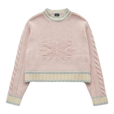 韩国the气质百搭羊毛针织毛衣