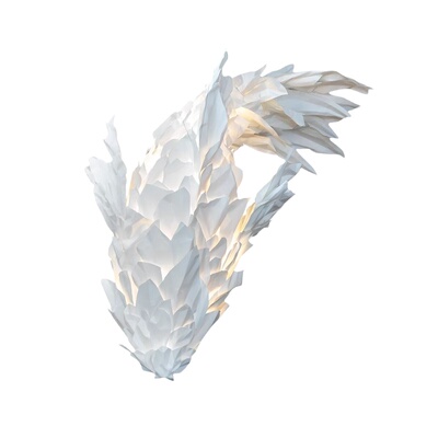 工程定制商用鱼形吊灯酒店大堂售楼部商场别墅客厅艺术创意鱼灯具