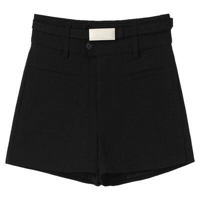 高腰短裤显高显瘦休闲裤