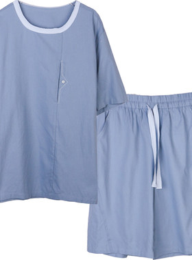 朵朵可可男夏纯棉短袖家居服套装
