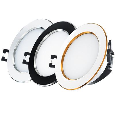 筒灯嵌入式家用led客厅三色变光