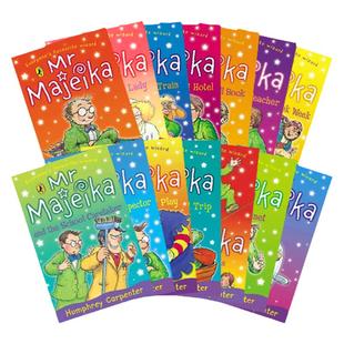 马杰卡先生14册套装 马杰卡老师 英文原版 Mr Majeika 弗莱卡彭特 奇幻魔法章节书 提升自主阅读能力 搭火翼飞龙 我的秘密独角兽
