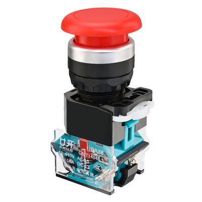 蘑菇头复位按钮开关廿开