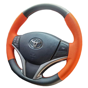 14-19-22款丰田新威驰 致炫 X 致享方向盘套真皮把套专用手缝全包