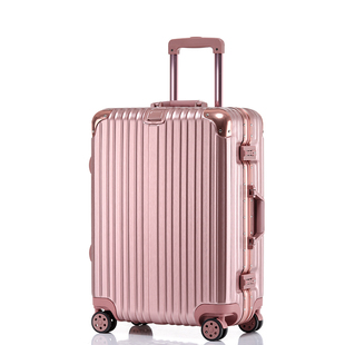 铝框行李箱旅行箱20拉杆箱万向轮24女男拉链26耐用密码28寸皮箱子