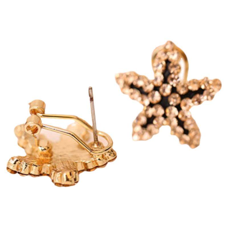 耳钉女纯银气质星星水滴耳环耳饰