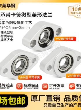 轴承座组件菱形梭形铝合金丝杆光轴固定支撑C-BACNC-BACAC-BACR