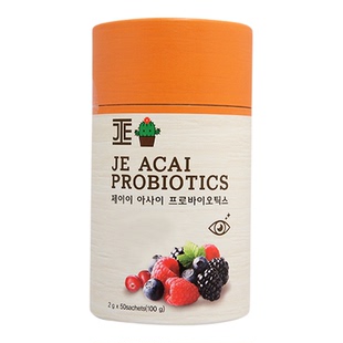 JE阿萨伊果乳酸菌固体饮料50支缓解眼疲劳树梅巴西梅蔓越梅益生菌