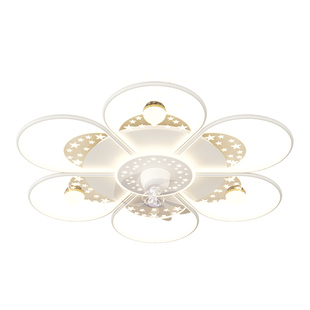 风扇灯2025新款客厅护眼全光谱灯具现代简约家用餐厅卧室中山灯具