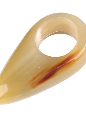 真牛角戒指点穴按摩器