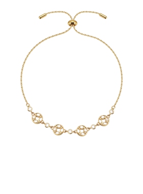 阿吉豆手链女款钱币抽拉手绳手串