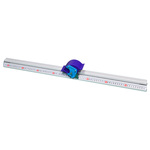 切割直尺 防止跑偏广告KT板PVC板美工切割工具 工业铝合金裁剪尺