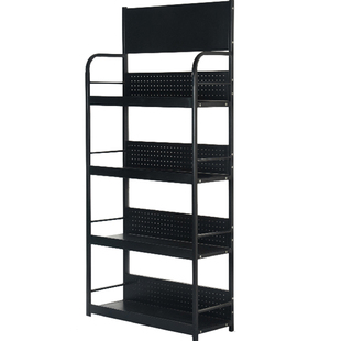 超市小型货架饮料快递外卖多层置物架机油润滑油电池展示架铁架子