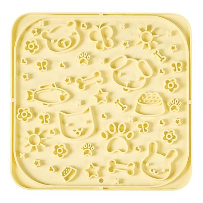 蛮果宠物硅胶舔食碗猫狗通用