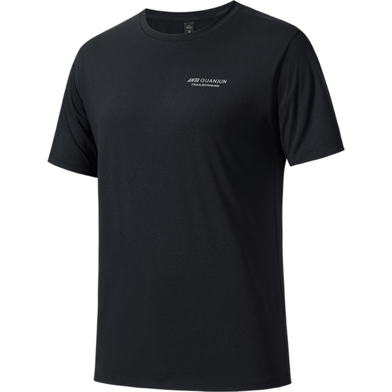 安踏冠军户外系列短袖T恤男士夏季新款吸湿速干圆领T恤172520101