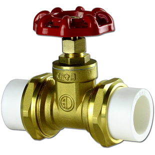 ppr管铜闸阀活接家用自来水管阀门开关六分PPR热熔球阀截止阀截门