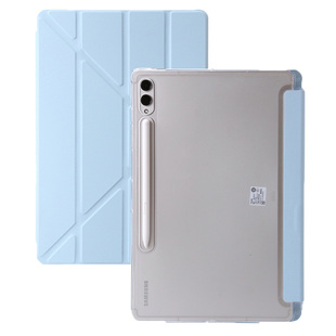 适用三星s9平板保护套Galaxy TabS9FE保护壳三星s9非无磁全包防摔s10fe+带笔槽s8plus透明s7＋fe硅胶电脑软壳