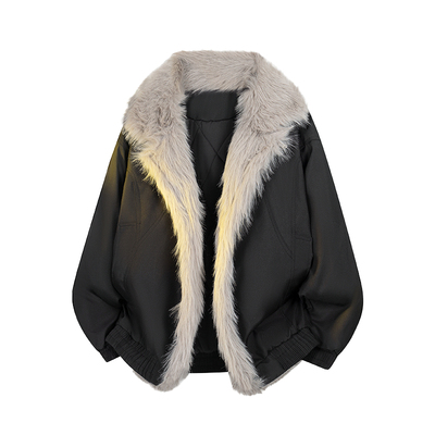 WASSUPHELLO美式复古座山雕棉服