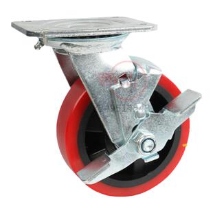 西林叉车SP150平台车万向轮 单轮子 宁波如意手动升降平台车配件