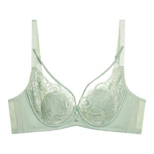 【兔耳杯】超薄款性感蕾丝大胸显小胸聚拢调整防下垂内衣女文胸