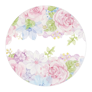 OKMT新七天社团花卉花边手帐账本和纸胶带贴纸周边素材玫瑰花香