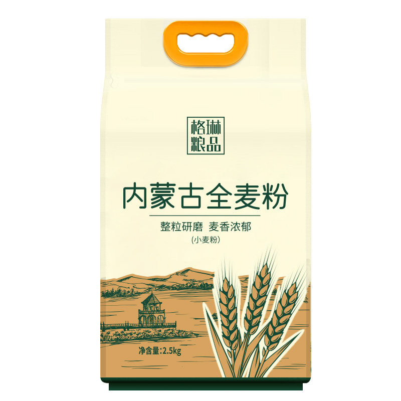 全麦面粉5斤装格琳粮品