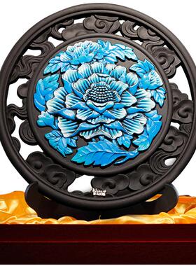 镂空富贵芙蓉活性炭乔迁工艺品