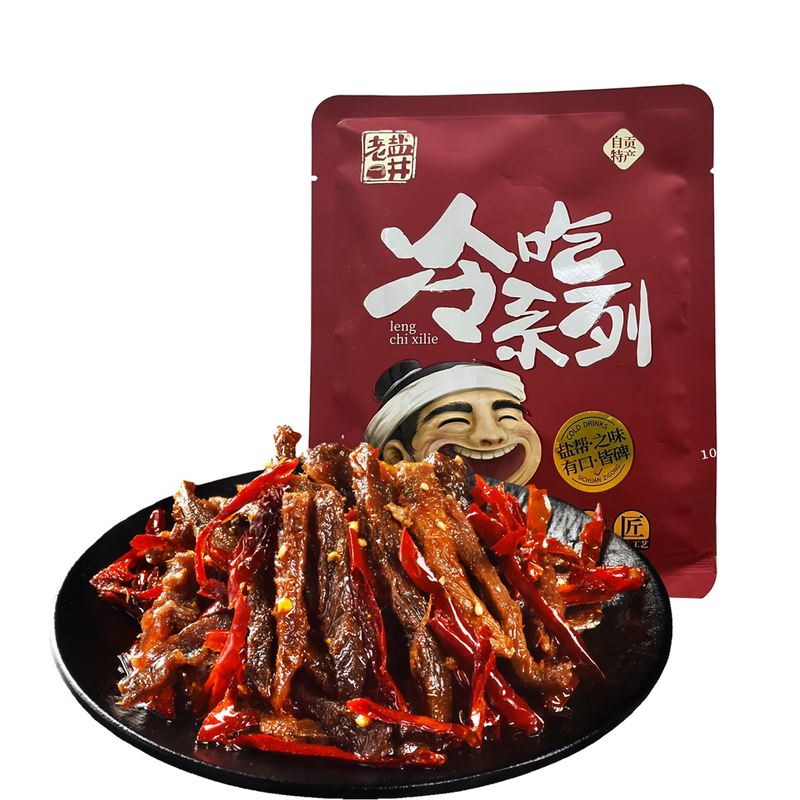 老盐井麻辣椒丝冷吃牛肉125g