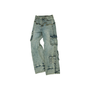 J1M5买手店 ANDERSSON BELL 24春夏多口袋设计牛仔长裤