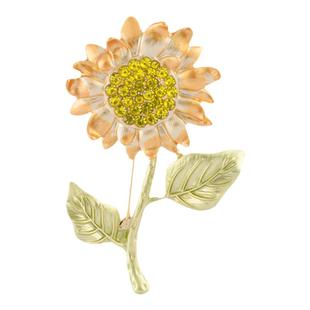 一举夺魁向阳而生向日葵胸针文艺女气质奢华西装大衣胸花配饰礼物