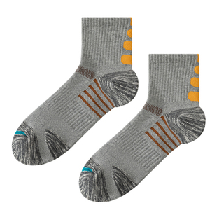 袜子男款运动袜子中筒袜毛巾底吸汗防滑防臭透气耐磨弹力加厚