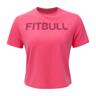 FITBULL女子运动透气短袖速干T恤健身综合训练瑜伽跑步普拉提上衣