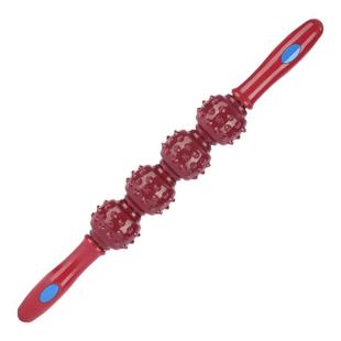 杜兴华磁疗棒经络疏通瑜伽器材滚轮狼牙棒擀筋棒筋膜棒松解按摩棒