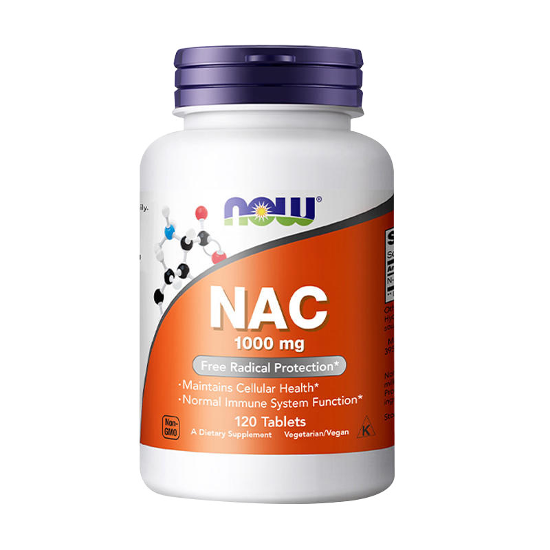 NOW诺奥美国进口NAC补充剂N-乙酰半胱氨酸硒片1000mg平衡甲状桥本