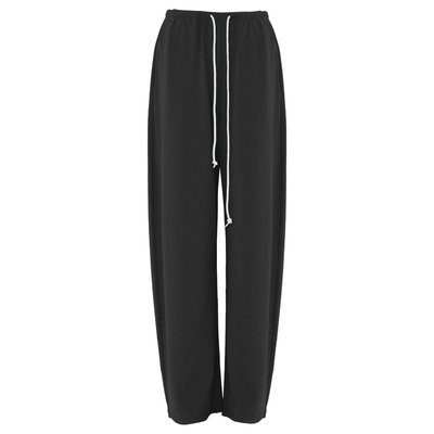 WellD 黄油系列 镰刀直筒撞色抽绳口袋休闲裤宽松阔腿裤卫裤长裤