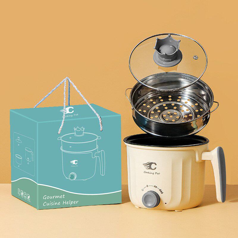 2025新款多功能旋钮电煮年客户电实用会礼品开业礼盒装蒸锅锅送小