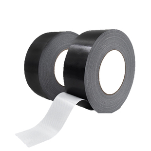 黑色布基胶带单面彩色强力高粘度超强粘性地板宽胶带防水无痕大力摄影胶布婚庆地毯装修保护膜专用防台风胶带
