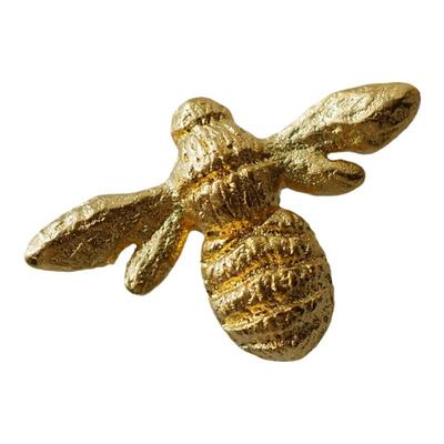 14mm长ABS材质金色蜜蜂纽扣