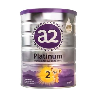 a2澳洲进口紫白金2段较大婴儿配方奶粉二段6-12月宝宝试用装400g