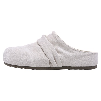 鲁鲁蛋 复古勃肯包头半拖鞋女外穿2026新款春季一脚蹬懒人鞋单鞋