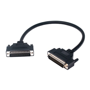 DB50端子台 HDB50芯中继转接板 DB50公母连接线50针数据线端子排