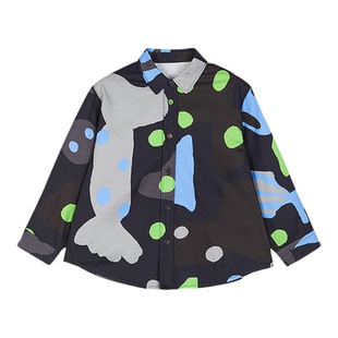 新款江南布衣童装长袖衬衫H型宽松26春男女童jnbybyjnby1Q2213590